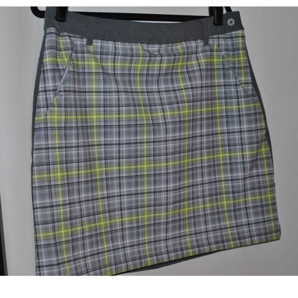 NIVO by Lanctot Plaid Tartan Golf Skort size 10